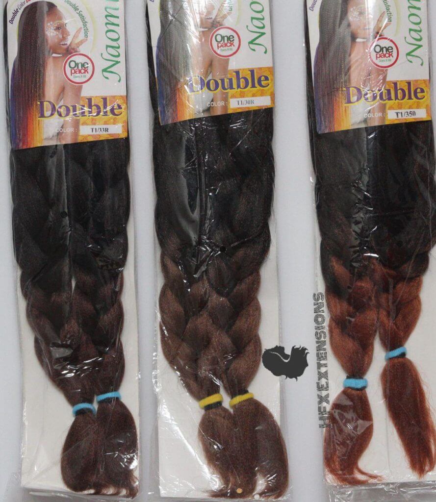 Ombre braiding Prestreched Hair